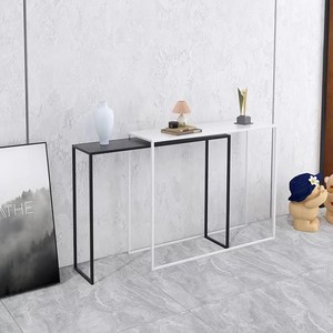 Moderno <span class=keywords><strong>tavolo</strong></span> da ingresso a parete in ferro battuto Rack da corridoio <span class=keywords><strong>tavolo</strong></span> lungo retrattile combinazione barra semplice armadio ingresso - Product Image 1