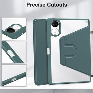 HDアクリルケース2025新品XIAOMI Redmi Pad SE 2025 360回転Redmi Pad 2 11インチペンホルダー付きタブレットカバー - Product Image 3