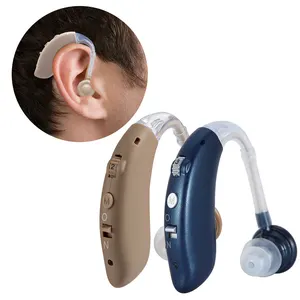 전문 충전식 사운드 앰프 귀 휴대용 디지털 보청기 노인 청력 손실