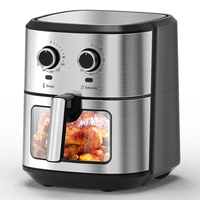 Friteuses à air 6l 6l 6l 5l 8l Four à grillades Fours à friteuse électrique Appareil numérique turc Friteuse à air en acier inoxydable fabriquée en Chine