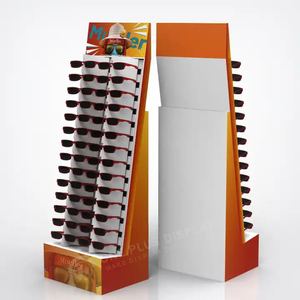 カスタムデザインで自立型レイバンサングラス用ディスプレイスタンドを