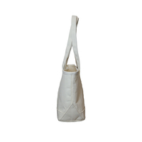 Sac à main quotidien rétro à pois, personnalisable avec texte uni, idéal pour la mode, les souvenirs, les cadeaux, les boutiques, les supermarchés et les essentiels de shopping