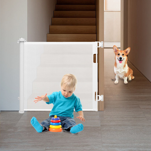 Baby Safety <strong>Gate</strong> for Doorways or <strong>Stairs</strong> Retractable Baby Safety <strong>Gate</strong> for Child <strong>Puppy</strong> or Cat - Product Image 3