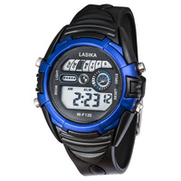 Jam Tangan Digital Wanita LASIKA W-F135 Casing ABS Tahan Air Lampu Latar LED Alarm Stopwatch TPU Olahraga Wanita Kualitas Tinggi
