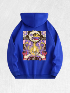 Felpa con cappuccio Psychedelic <span class=keywords><strong>Rock</strong></span> <span class=keywords><strong>Band</strong></span> 100% cotone Magazzino USA 7 colori - Product Image 4