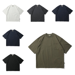 T-shirt Homme Jeune 2025 – Style Chinois Avant-Gardiste Urbain Décontracté – 100% Coton 180 Grammes – Col V – Tissu Dobby – Coupe Classique - Product Image 3