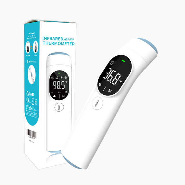 Advanced Bluetooth Technology Wireless Digital Infrared Forehead Thermometer Electric Power No-Touch Fever Scanner for Babies