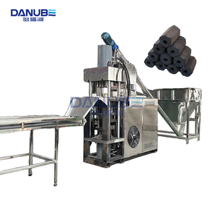 Quick-burning Carbon Commercial Smokeless Hookah Charcoal Briquette Making Machine Used Biomass <b>Carbonization</b> Powder - Product Image 1