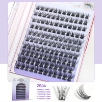 Pestañas Postizas de Fibra Hechas a Mano, Autoadhesivas, Resistentes al Agua, Grosor de 0.07MM, Banda de Algodón Negra, Naturales, Venta al Por Mayor