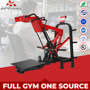 APEXHQ Hack Squat Machine con Pedana Regolabile e Limitatore di Sicurezza, Attrezzatura Commerciale per Allenamento <span class=keywords><strong>Quadricipiti</strong></span> in Palestra - Product Image 1