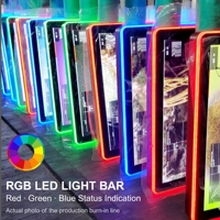 Panneau d'affichage LED RGB pour l'affichage de la disponibilité des salles de réunion, montage mural, tablette, Ethernet Gigabit pour la planification des conférences