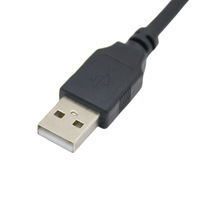 Kabel Data USB 2.0 a Male ke B Male Terlindungi dengan Sekrup Pengunci untuk Kamera Industri, Printer, dan Scanner