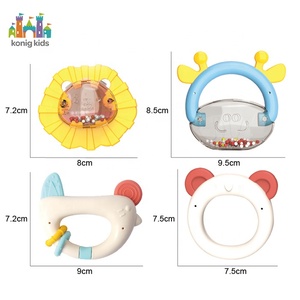 Juguetes Musicales <span class=keywords><strong>de</strong></span> Peluche <span class=keywords><strong>de</strong></span> Animales <span class=keywords><strong>de</strong></span> 4 Piezas Konig Kids para Recién Nacidos - <span class=keywords><strong>Desarrollo</strong></span> Sensorial, Plástico ABS, 0-24 <span class=keywords><strong>Meses</strong></span> - Product Image 3