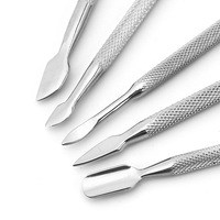 Herramienta de manicura de acero inoxidable de venta directa de fábrica, dispositivo de extracción de clavos de una sola cabeza, herramienta para clavos incrustados