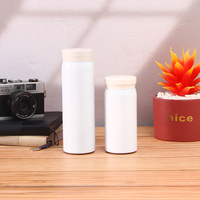 Gobelet de poche portable 200ml 300ml en acier inoxydable isolé sous vide, anti-fuite, petite bouteille d'eau
