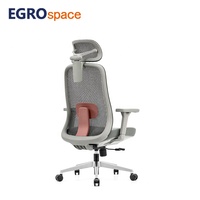 Chaise de bureau ergonomique pivotante de direction à dossier haut en maille, de luxe, professionnelle, pour la vente en gros, par EGROspace