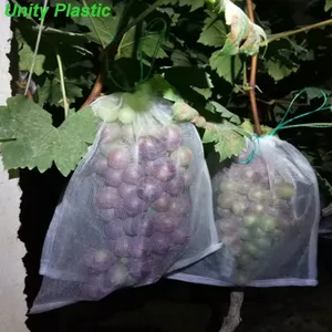 Malla de uva bagnylon malla anti protección de aves, bolsa de red anti insectos reutilizable