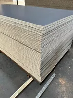 Panneaux de particules/panneaux de bois aggloméré mélaminé de qualité supérieure, couleur unie, aspect grain de bois, surface finie, qualité première classe pour armoire – Vente chaude