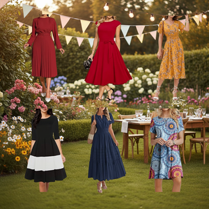 Vestidos Mixtos para Mujer, Descuento, Liquidación, Venta al por Mayor, Stock QZ-078 CN;GUA 9999 - Product Image 3