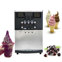 Machine commerciale d'açai congelée Machine à crème glacée molle Machine à yaourt glacé