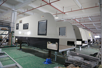 Caravane hybride de haute qualité, norme australienne, toit relevable, fabrication directe, modèle Ecocampor, vente chaude pour la revente
