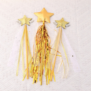 Offre Spéciale or princesse baguette magique étoile baguettes bâton ange fée princesse fée baguette bâtons étoile magique pour la fête d'anniversaire faveur - Product Image 1