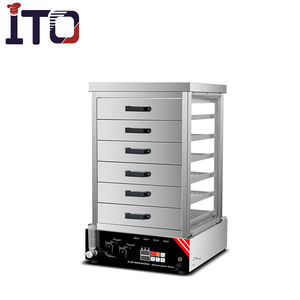 Máquina vaporera de bambú para calentar moño chino baozi, para desayuno, restaurante - Product Image 2