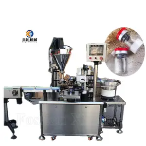 Syrup Vial China Manufactory Small Glass Bottle Fluid Bottling Price Capping And Powder Filling Machine Automatic