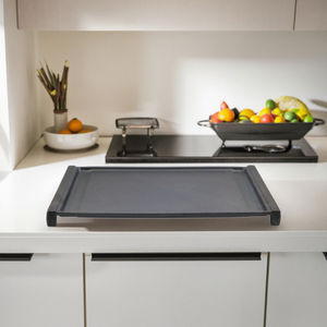 Upgraded Better Performance Food Grade Bakeware Cast Iron Flat <strong>Grill</strong> Type Center Griddle Outdoor BBQ <strong>Grill</strong> <strong>Pan</strong> - Product Image 1