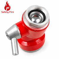 Vanne d'hydrant d'incendie en aluminium DN65 personnalisable, portable et facile à installer pour les systèmes d'incendie municipaux et industriels