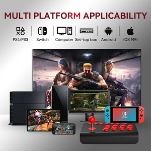 RALAN Y02 Arcade Joystick <span class=keywords><strong>Gamepad</strong></span> Caixa de jogo sem fio TV <span class=keywords><strong>Android</strong></span> Turbo Combo 2.4g para PS4 Controller Arcade Rocker - Product Image 3