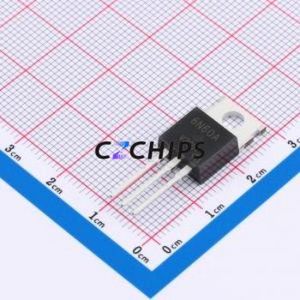 Transistor à effet de champ (MOSFET) à transistor TO-220AB SSP6N60A-VB neuf et original - Product Image 1