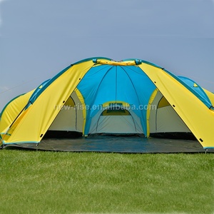 Camping Extra Large 6 Person Dome Family Group Camping <strong>Tent</strong> with <strong>3</strong> <strong>Bedrooms</strong> 1 Living Room - Product Image 2