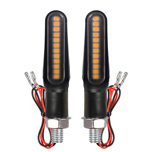ไฟเลี้ยวรถจักรยานยนต์แบบ LED สีเหลืองอำพัน ไฟเลี้ยวขนาดเล็ก - Product Image 1