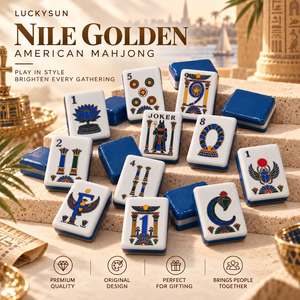 Tuiles de Mahjong Américaines Multicolores Personnalisées à Plusieurs Couches, Rangement Facile, pour Quatre Joueurs, 160 Tuiles en Acrylique, Idéales pour les Vacances - Product Image 1