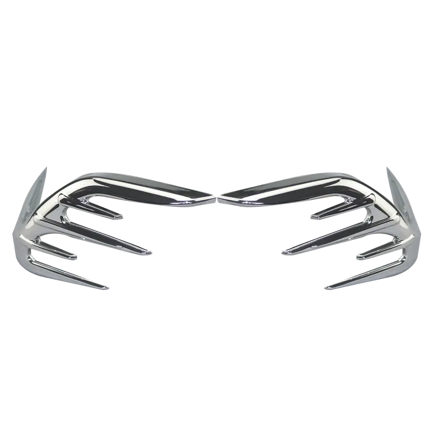 Motorbike Rear horn decorative cover For HONDA GL1800 2006 2008 2009 2010 2011 2012 2013 2014 2015 2016 2017 ABS Plastic Chrome