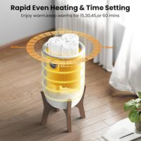 Calentador de Toallas Eléctrico de Lujo de 400W, Ajustable, con Capacidad de 20L para Baño y Cocina, Apagado Automático, Temporizador de 4 Niveles