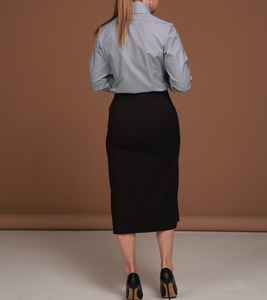 Camicie Formali da <span class=keywords><strong>Donna</strong></span> di Alta Qualità OEM ODM Personalizzate Traspiranti Antirughe in <span class=keywords><strong>Misto</strong></span> Cotone Taglie Forti - Product Image 4