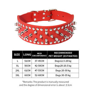 Meistverkauftes Langlebiges Einfaches Solides PU-Nieten-Halsband für Kleine Mittlere Große Hunderassen & Katzen - Product Image 6