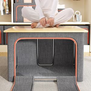 Papelera multiusos bloqueable para niños, organizador de armario, estantes de almacenamiento de ropa, caja de almacenamiento con cremallera de metal, venta al por mayor - Product Image 6