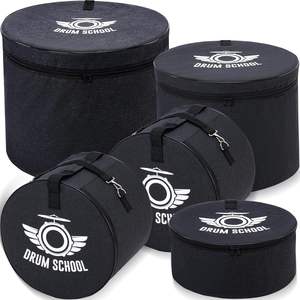 Muestra gratuita de funda para platillos con divisores acolchados de 6 mm, funda para platillos de batería con asas de transporte y correas de mochila - Product Image 1