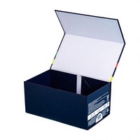Boîte en papier pliable magnétique recyclable, logo personnalisé, emballage en carton rigide, boîte cadeau avec fermeture à rabat