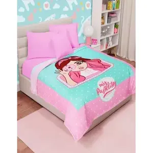 Couverture My Cupcakes, taille matrimoniale, literie imprimée style princesse pour adultes, utilisation toutes saisons - Product Image 4