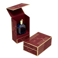 Boîte cadeau personnalisée, style minimaliste, boîtes en papier pliées moulées, laminage mat, matériaux recyclés écologiques pour les cadeaux de parfum