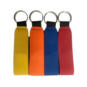 Custom Logo Printed Wristlet Keychain Neoprene Hand Wrist <b>Lanyard</b> Keyring <b>Key</b> Chains <b>for</b> Women Men Kids - Product Image 2