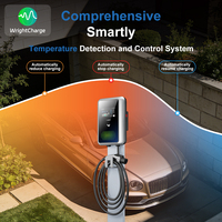 Estación de Carga para Vehículos Eléctricos, Wallbox AC de 7KW/11KW, Tipo 2, IP65, IK10, Control Inteligente por Aplicación, Certificación CE y TUV, RFID, WiFi, WrightCharge