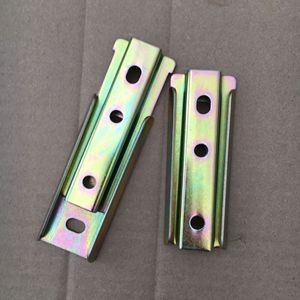 Herraje de conexión de montaje superficial de aleación de zinc antirrobo con cierre a presión de 9.5 puntos para ensamblaje de respaldo de sofá cama - Product Image 1
