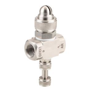 Pistolet de pulvérisation de liquide à alimentation sous pression avec buse d'atomisation d'air en acier inoxydable, filetage interne de 8 mm, réglable sur 124 points - Product Image 5