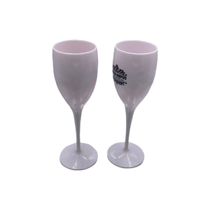 Flûte à <span class=keywords><strong>champagne</strong></span> en plastique Logo <span class=keywords><strong>noir</strong></span> Verres à vin Logo personnalisé Verres à vin rouge Set Gobelet Verre à vin Flûtes à <span class=keywords><strong>champagne</strong></span> rose - Product Image 6