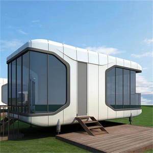 Capsule spatiale mobile en HDPE pour hébergement, bureau, entrepôt, véranda, micro-hôtel, chambre à ciel étoilé, camping - Product Image 1